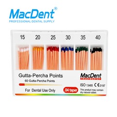 MacDent Dental Gutta Percha Points Absorbent Paper Points Endodontic Root Canal