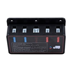 NAAMOTOMOX 2-LED Emergency Warning Grille Flash Strobe Lights Bar with Clips +