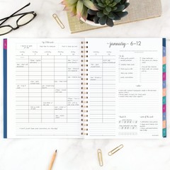 2025 Planner, Weekly & Monthly, 8-1/2 x 11, Large, Harmony, Denim (1099-905-20-2