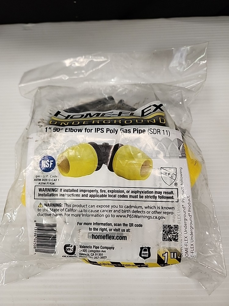 Homeflex 1 ” gas pipe elbow 18-406-010