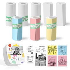 Xengro Upgraded Version Self-Adhesive 8Pcs Thermal Paper Roll For Xengro Ah-M2