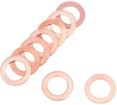 10pc M10 10mm x 16mm x 1.5mm Copper Crush Washer Seal Oil Gasket Banjo Bolt ATV