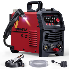 2026 ARCCAPTAIN 60A Non-HF Plasma Cutter 4-in-1, 1-1/16″ Cut, IPT60 Torch