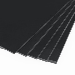 PP Polypropylene Black Plastic Flat Board Plate Sheet Select Size