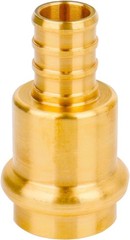 12-Pack 1/2″ Press X 1/2″ PEX Adapter Brass Crimp Copper to PEX Fittings