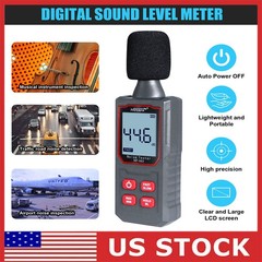 30-130dBA Digital Decibel Meter Noise Meter Handheld Sound Level A Double Meter