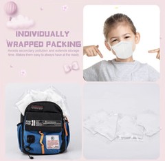 Cartoon KIDS KN95 Face Mask 5 Layer BFE 95% Disposable Respirator USA Seller LOT