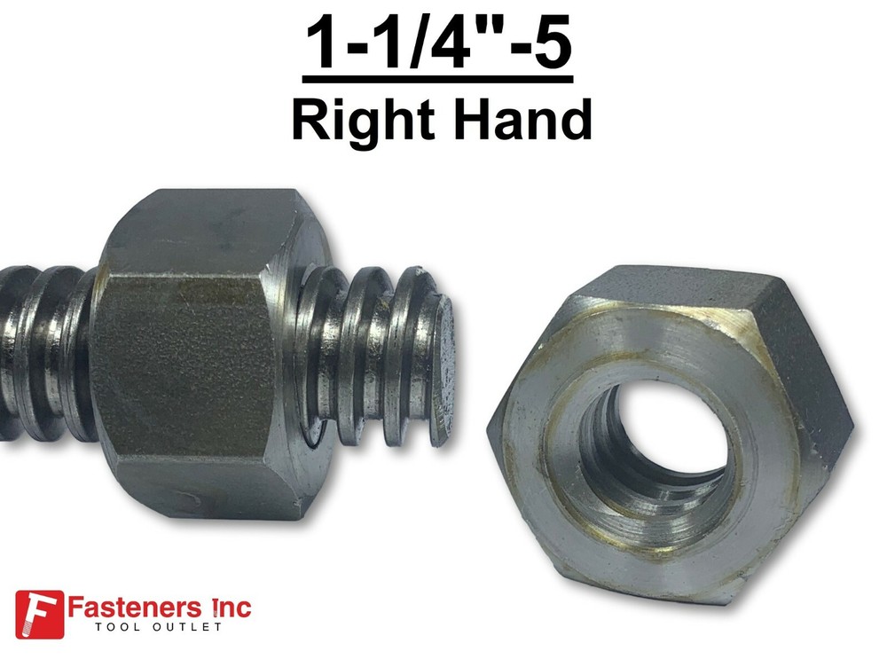 1-1/4″-5 Acme Heavy Hex Nut Right Hand 2G for Acme Threaded Rod RH 1-1/4-5