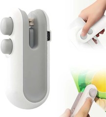 Mini Bag Sealer Rechargeable Vacuum Bag Seal 2 In 1 Sealing Machine with Cutter