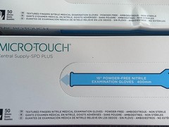 500 MICRO-TOUCH 16″ 400mm Nitrile Long Chemo Central Supply SPD Plus Ansell XL