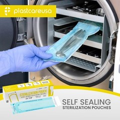 200 2.25″ x 9″ Dental Sterilization Sterilizer Autoclave Bags Pouches Instrument