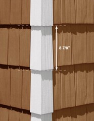 Nailite Exterior Hand Split Vinyl Siding Cedar Shake Outside 90° Degree Corner