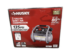 Husky Husky 2 gal. 135 PSI Portable Electric Quiet Air Compressor