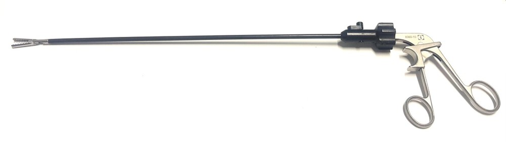 Aesculap 8360-10 Prestige Atraumatic Grasper, DA Slide Lock Rotatable 5mm 36cm