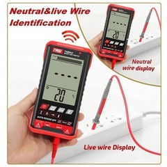 Digital Multimeter Voltmeter AC DC Volt Meter Ohmmeter Auto Range Tester Light M