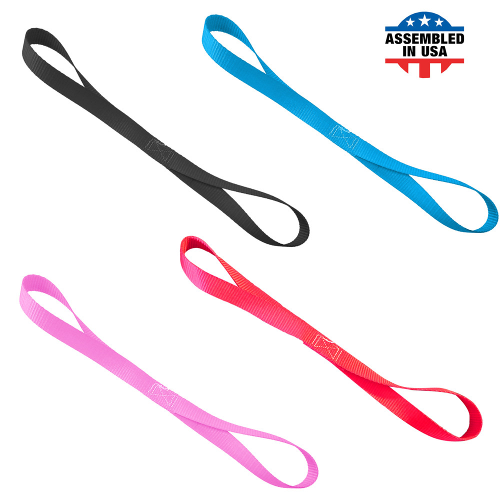 USA Heavy Duty 1″ x18″ Soft Loop Tie Down Strap For Motorcycle Dirt-Bike ATV UTV