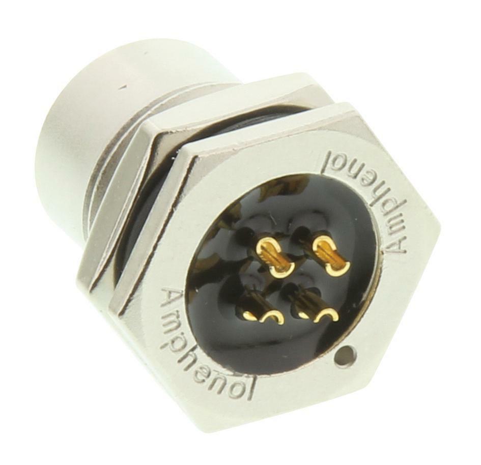 M12A-04PFFS-SH8001 Amphenol LTW M12A 4 pin Female Connector