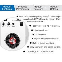 S&A CW3000TG CO2 Industrial Water Chiller for 80W 60WCO2 Laser Cutting Machine