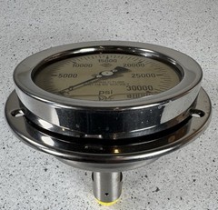 MC DANIEL CONTROLS INC G30KP 30,000 PSI HIGH PRESSURE HYDRAULIC GAUGE Nice!!
