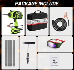 Electric Welder Handheld Welding Machine Kit 4600W Portable Arc Welder Gun Tools