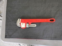 Vintage NOS SEARS 10″ Heavy Duty Pipe Wrench (30851) Made In Spain