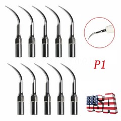 10* Dental Ultrasonic Piezo Perio Scaling Tips P1 for EMS SKYSEA Handpiece