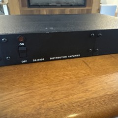Pelco DA104DT Distribution Amplifiers (2) In A Rack Mount Untested Both Power On