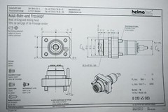 Heimatec 801045083 Axial Drilling Milling Head Live Tool Holder 55mm x 40mm