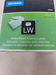 Dymo Lw 30330 White Return Address Labels 3/4 X 2″ Count 500