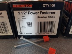 Remington 2 1/2″ Power Fastener, 4 boxes of 100