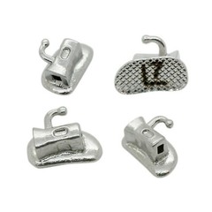 10 sets Dental Orthodontic Buccal Tube 1st 2nd Molar Bracket Roth 022 Mesh Tubes