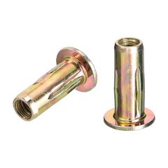 25sets 5/16-18 Multi-Grip Rivet Nuts Pre-Bulbed Shank Insert Nut Gold Zinc