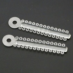USA 1040Pcs/Bag Dental Orthodontic Ligature Ties Brackets Elastic Rubber Bands