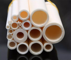 99% Alumina Ceramic Tube Single Hole Insulation Resistance High Temperature100mm