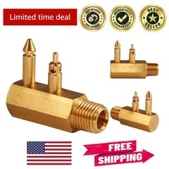 Corrosion-Resistant 0.25 Inch Quick-Connect Brass Fuel Line Connector for Boats