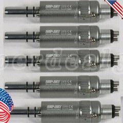 5pcs NSK Style Dental Slow Low Speed Handpiece Air Motor E-type 4 holes Seasky