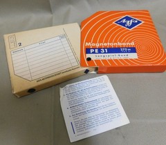 AGFA Magnetonband PE 31 Langspiel-Band 270m 900ft Long Play Reel to Reel