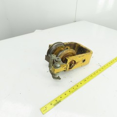 Unmarked Manual Push-Pull Hoist Trolley For 3-1/2″ Beam