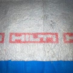 Hilti OEM White Cleaning Cloth – Original TE‑Series Red Logo 1990 Liechtenstein