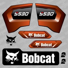 Aftermarket Replacement Decal Sticker Set fits Bobcat S530 Skid – Steer Loader