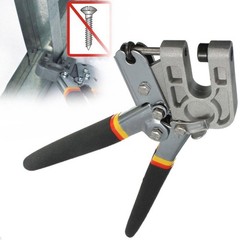10 inch High-Carbon Steel Stud Crimper Pliers Drywall Tools Punch Lock Framin…