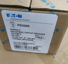 New FD3200 Molded Case Circuit Breaker – 200A, 3-Phases, 600V