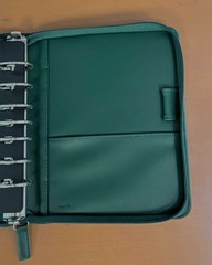 Classic Franklin Covey Woven Binder | Hunter Green | 1.5” Rings