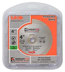 MK Diamond 167006 Contractor Plus Continuous 4in x .060in x 7/8in-20mm-5/8in
