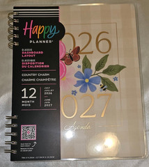 2026/2027 Happy Planner Country Charm Classic Dashboard Layout Planner