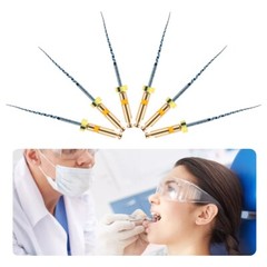 Dental Endo Reciprocating Files Niti Gold File Rotary Root Canal 25MM Flexible s