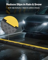 VEVOR Cable Protector Ramp Rubber Cord Cover 22000 lbs/axle Capacity 1 Channel