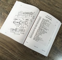 Case 888 Excavator Crawler Parts Operators Manual Owners Set PIN 0015041-After