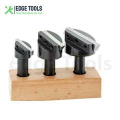 Fly Cutter Set 1/2″ Shank 3/4” To 1-1/2”Cutting Milling Hardened Tool Bit USA