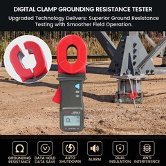 EITAI2000A-S Gen2 Clamp Ground 2.16 x 1.26 inches (55mm x 32mm), Red, Black